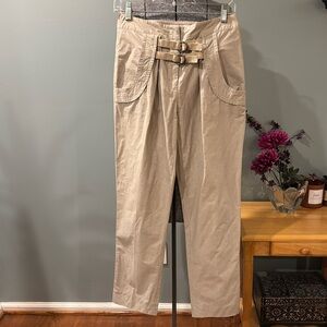 Stella McCartney Pleated Buckle Trousers